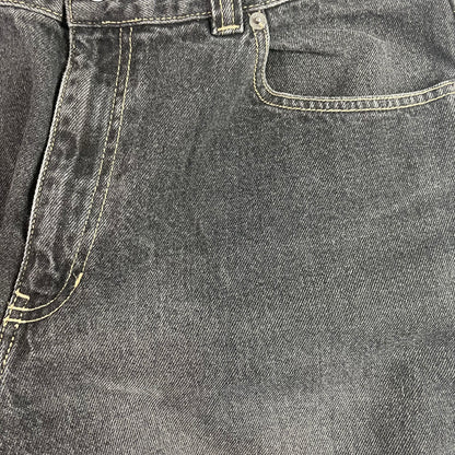 Y2K DKNY Light To Dark Gray Wash Baggy Jeans