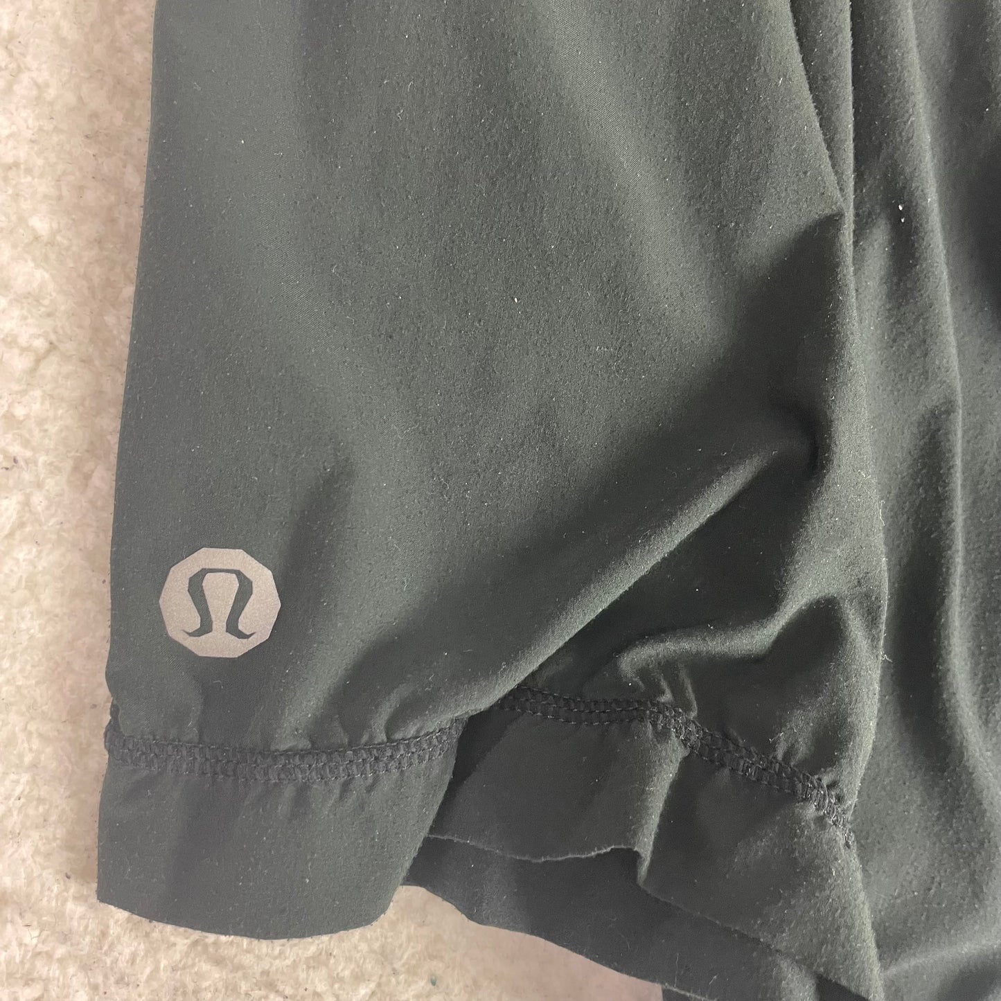 Lululemon Black Athletic Training Shorts Pace Breaker