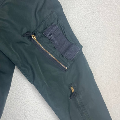 True Vintage 1980s Aviator Satin Bomber Jacket