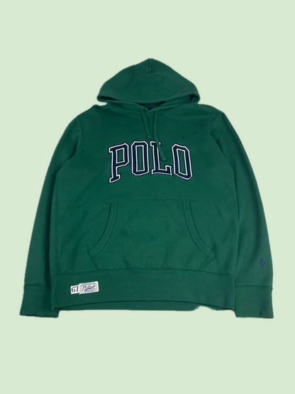 Polo Ralph Lauren Green Big Logo Graphic Hoodie Sweatshirt