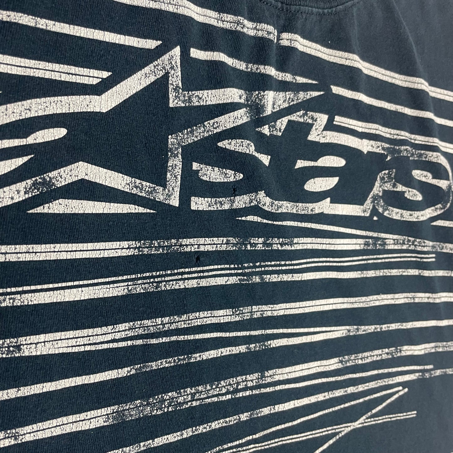 Y2K Alpinestars Black Graphic Logo Spellout Shirt