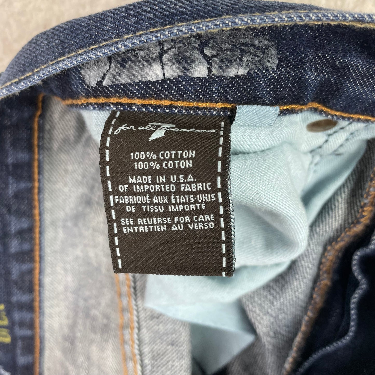 7 Seven For All Mankind Brett Dark Wash Bootcut Jeans