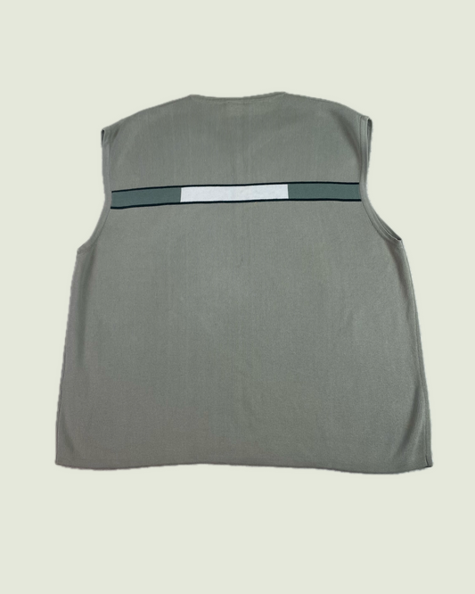 Vintage Nike Tripe Taupe Golf Tiger Woods Vest