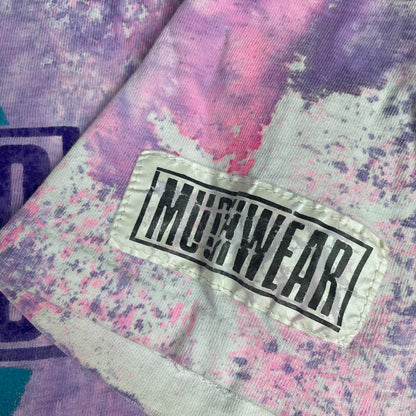Vintage Much Music Purple Acid Wash Tyle Dye Shirt (L)