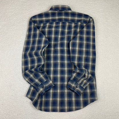 RRL Ralph Lauren Button Up Blue Flannel Shirt