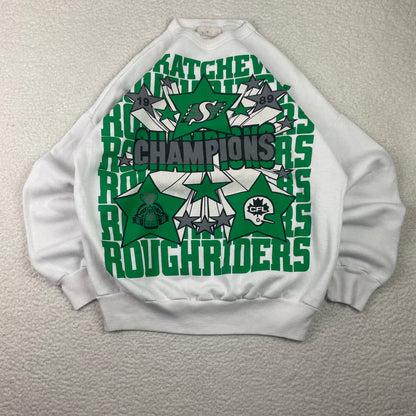 Vintage Saskatchewan Roughriders Pullover Sweatshirt