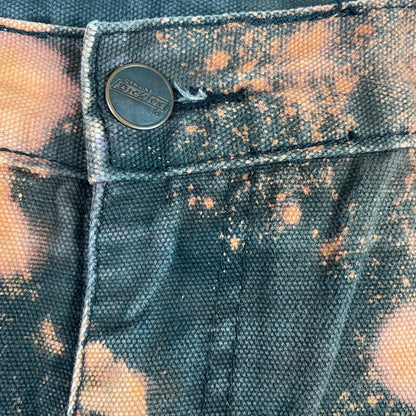 Dickies Acid Wash Bleached Double Knee Carpenter Pants (36)