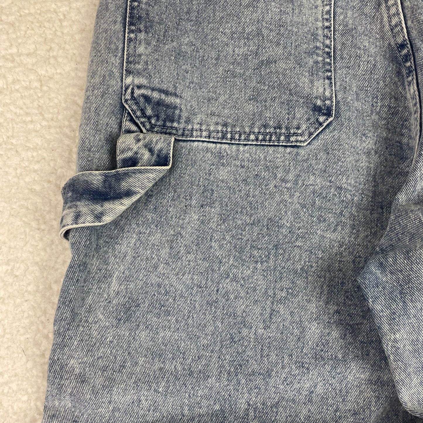RE/Used Straight Leg Relaxed Carpenter Jeans