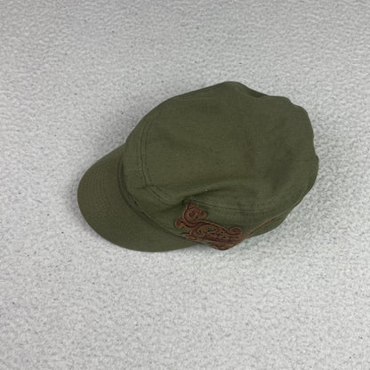 Y2K Element Olive Green Embroidered Logo Cadet Hat S/M Skate Street