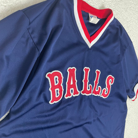Vintage Boston Red Sox Style Balls Baseball Jersey