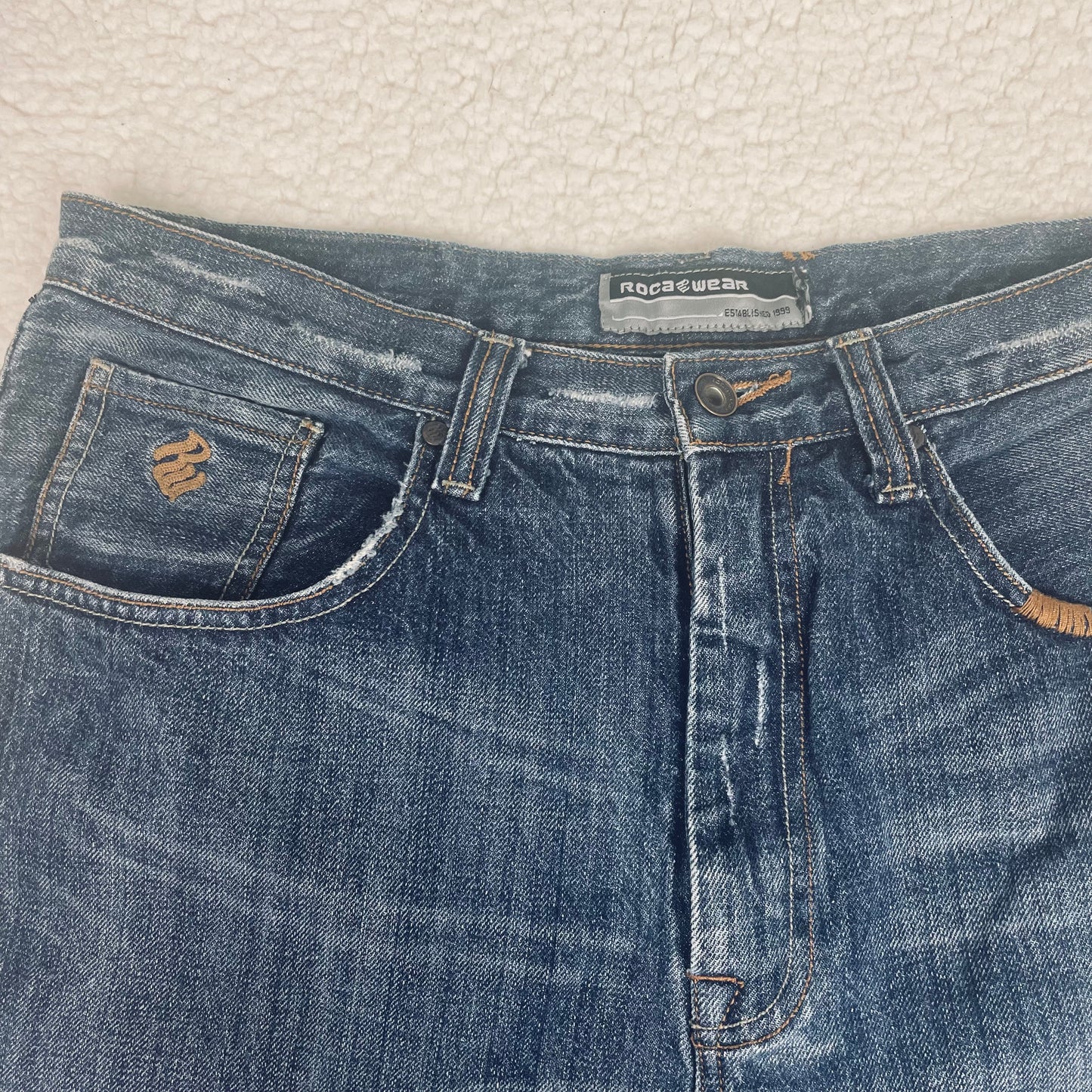 Vintage Super Baggy Southpole Medium Wash Jeans