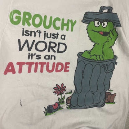 Vintage Single Stitch Sesame Street Oscar The Grouch Shirt