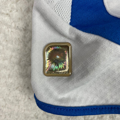 Vintage Puma Italy FIGC National Team Soccer Jersey White Blue