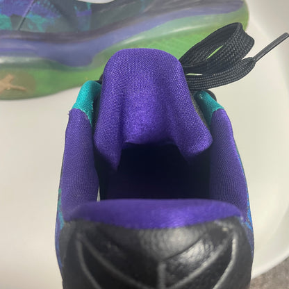 Nike Kobe Overcome Peach Jam Emerald Glow Purple Basketball Shoes 9.5 705317-305