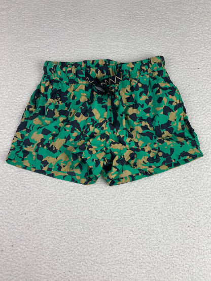 Nike ACG Camo Nylon Trail Shorts Green Tan Black