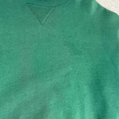 Vintage Russell Made in USA Forest Green Blank Pullover Sweatshirt