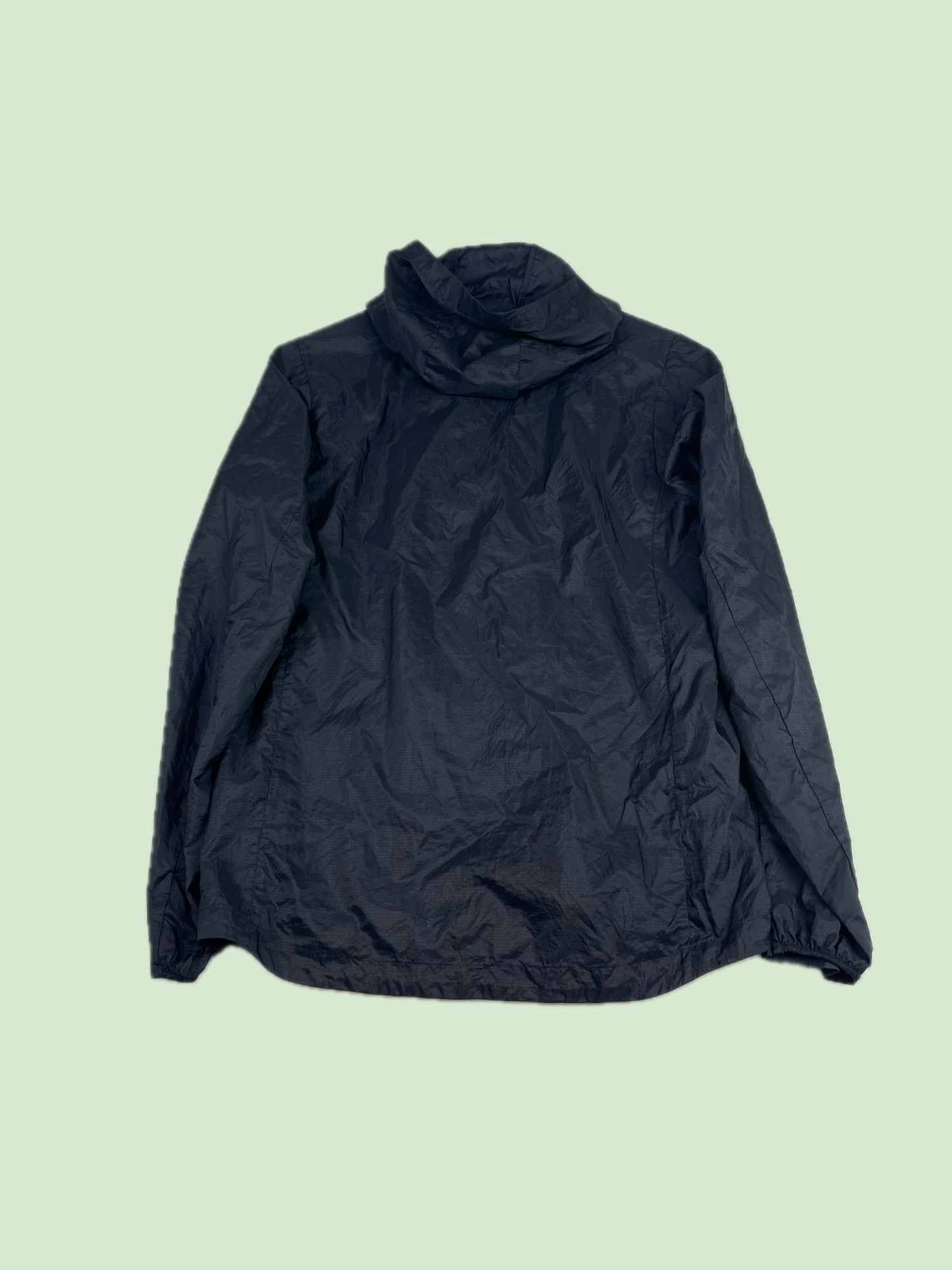 Patagonia Houdini Black Hooded Full Zip Windbreaker Jacket