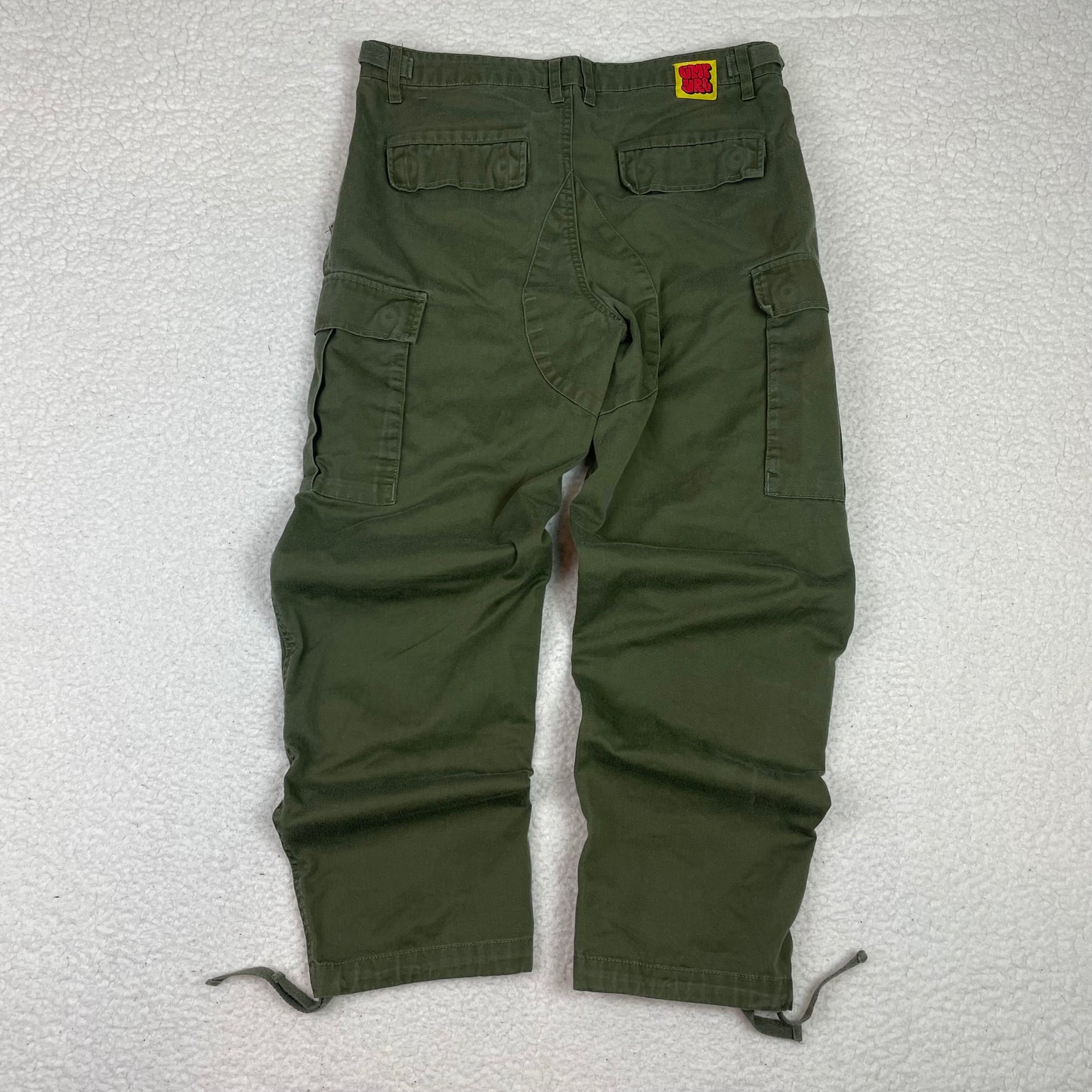 Empyre Green Baggy Barrel Double Knee Carpenter Pants