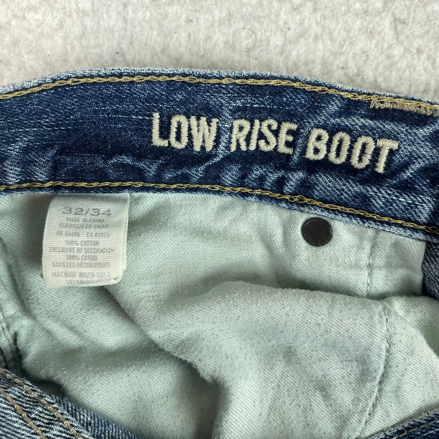 Vintage American Eagle Low Rise Bootcut Ultra Baggy Jeans