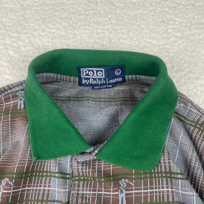 Vintage Polo Ralph Lauren Golf Pattern Polo