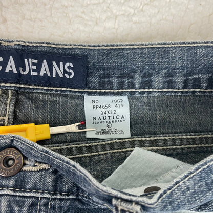 Vintage Nautica Medium Wash Blue Baggy Relaxed Jeans