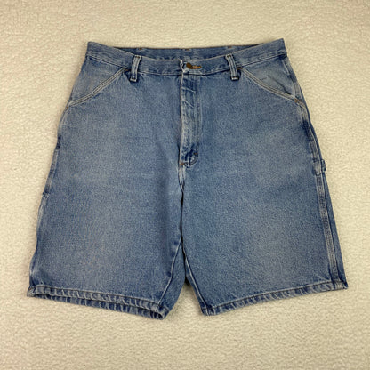 Vintage Rustler Carpenter Medium Wash Jean Shorts