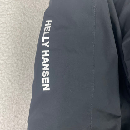 Helly Hansen Black Hooded Technical Jacket Blue Trim