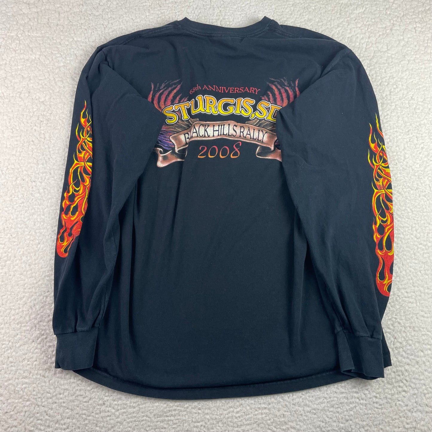 Vintage 2008 Sturgis Black Hills Rally Eagle Shirt