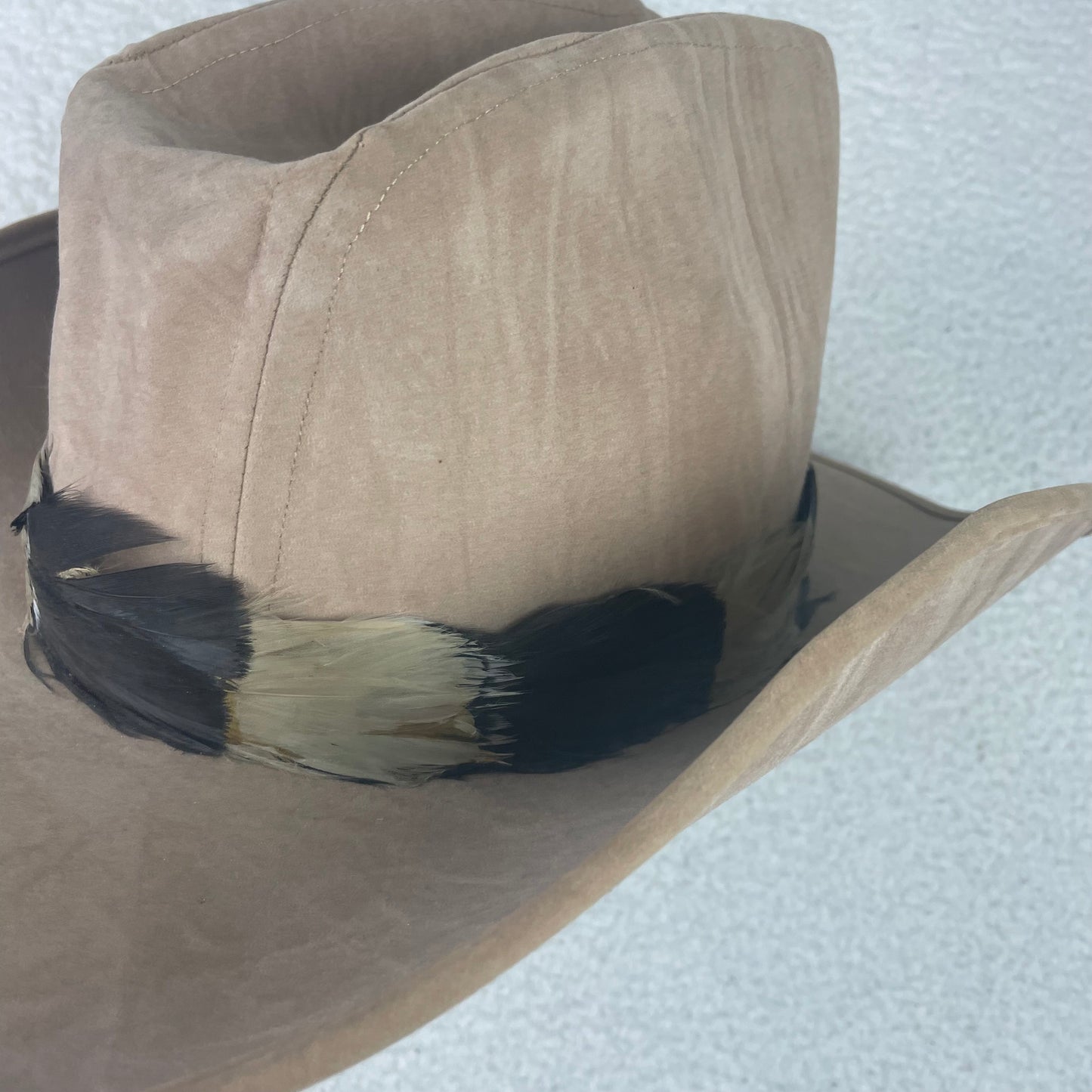 Vintage Custom Made Bee Hats Cowboy Hat Feathers