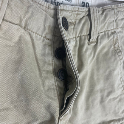Abercrombie & Fitch Tan Baggy Cargo Shorts
