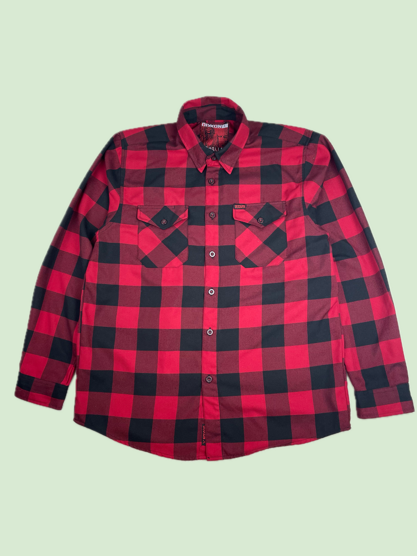 Dixxon Flannel Co Redrum Red Black Buffalo Plaid Button Up Shirt