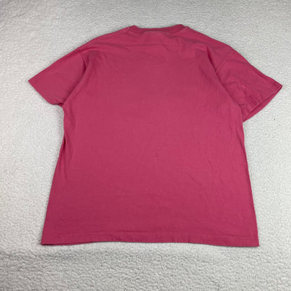 Vintage Disney Pink Lady & The Tramp Embroidered T-Shirt L USA Made