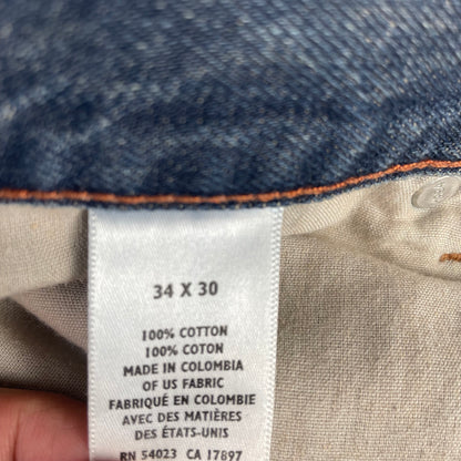Old Navy Medium Wash Regular Standard Denim Jeans 34x30 Super Baggy