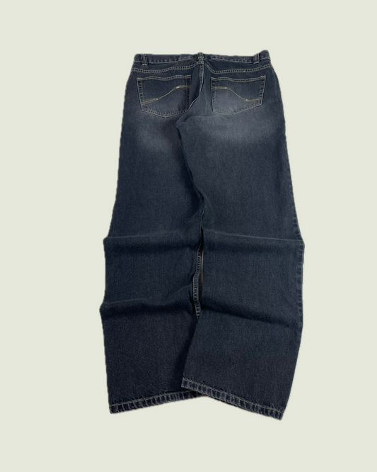 Y2K DKNY Light To Dark Gray Wash Baggy Jeans