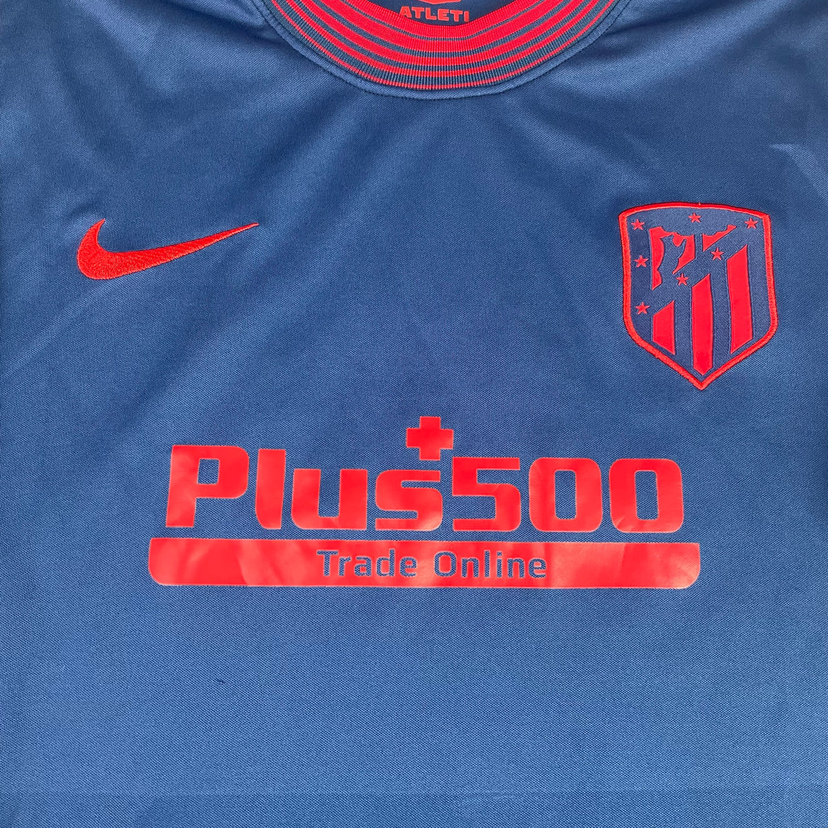 Nike Atletico Madrid Blue 20 21 Plus500 Aeroswift Soccer Jersey L Bloke