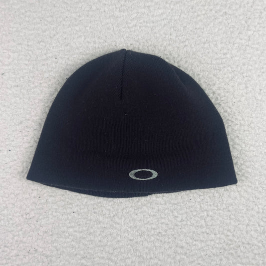 Vintage Oakley Knit Logo Burgundy Beanie Toque
