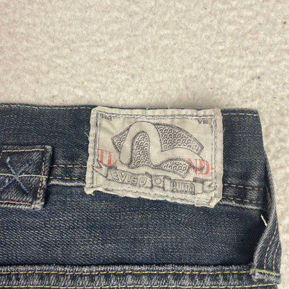 Evisu x Puma Dark Wash Seagull Logo Denim Jeans