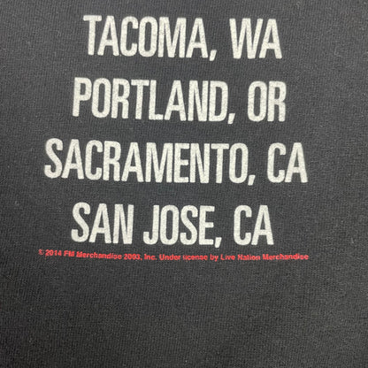 Fleetwood Mac On With The Show 2014 2015 Tour Shirt