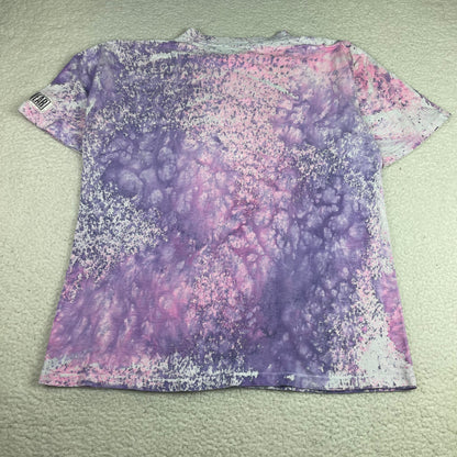 Vintage Much Music Purple Acid Wash Tyle Dye Shirt (L)