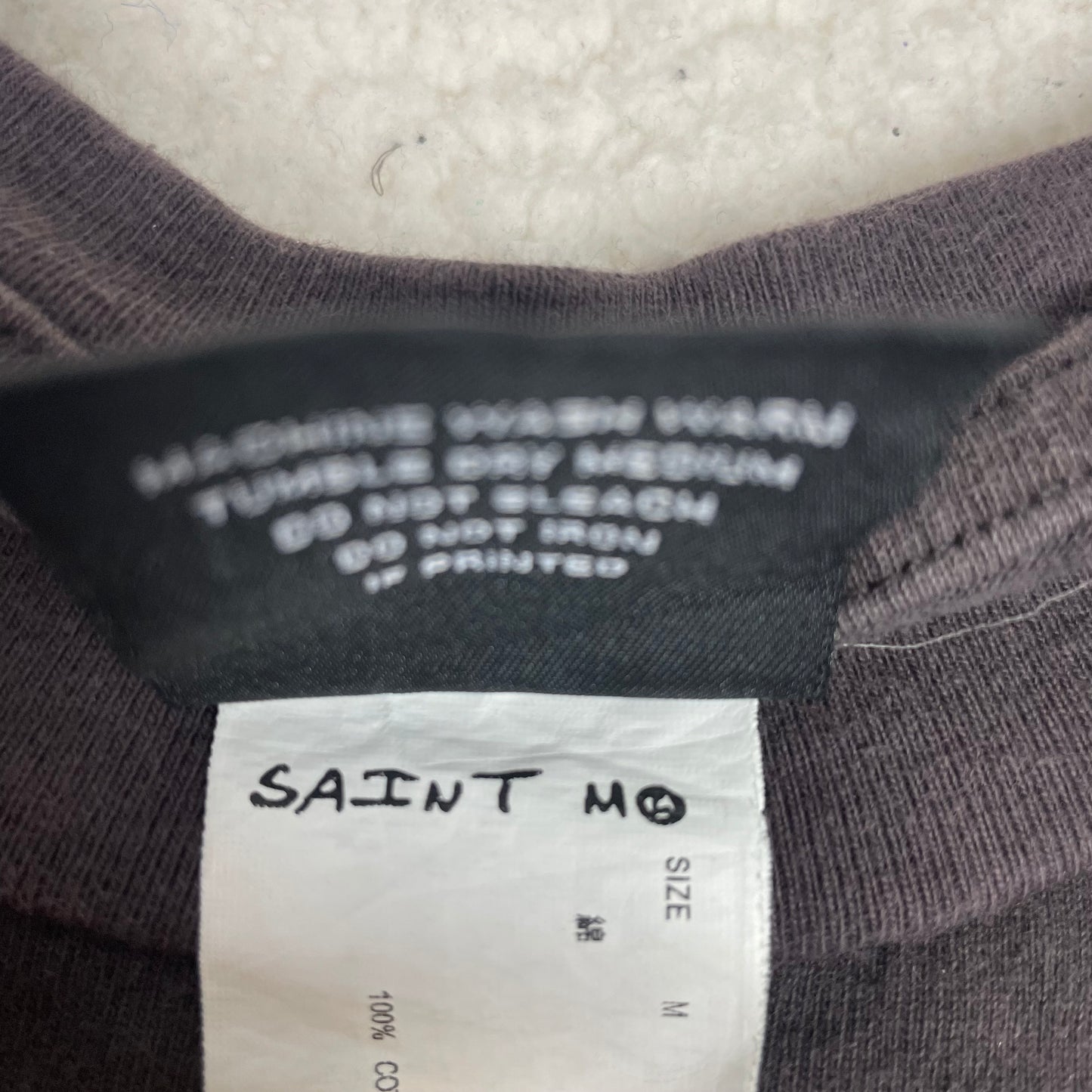 HBX Saint Michael Single Stitch Jesus Oversized Shirt