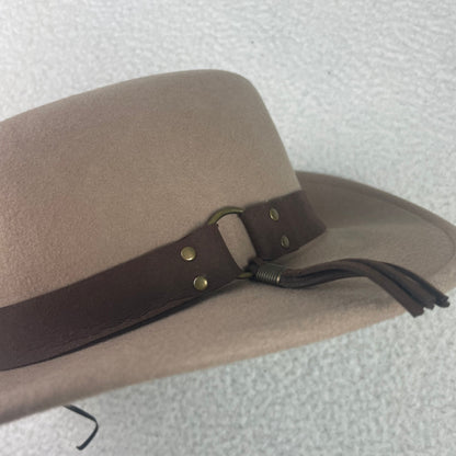 Vintage Brown Wool Custom Made Fedora