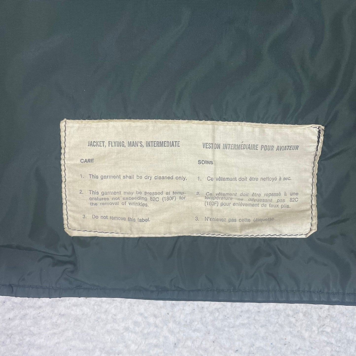 True Vintage 1980s Aviator Satin Bomber Jacket
