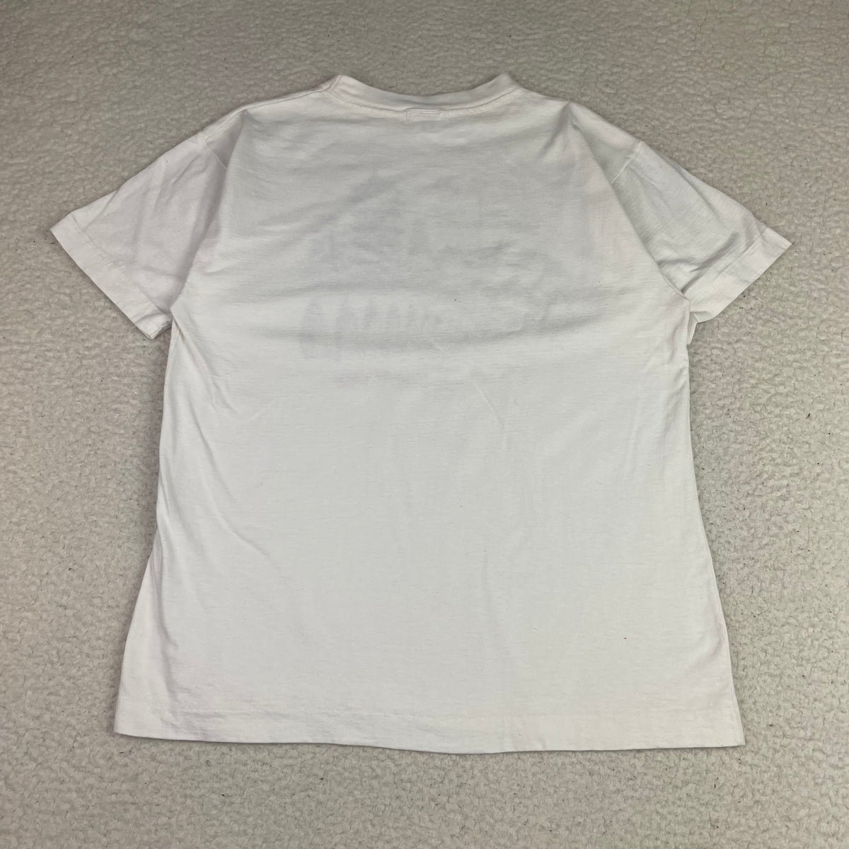 Vintage White Yu Hwa Yuan Chinese Garden Singapore Graphic T-Shirt (M)