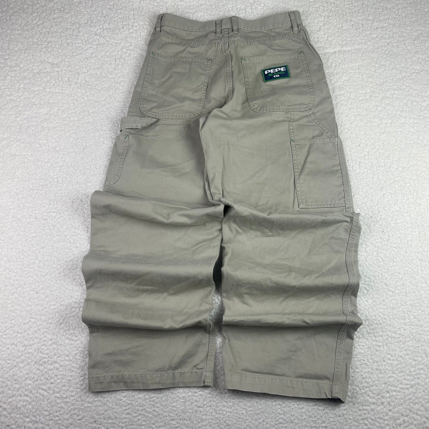 Vintage Pepe Jeans Tan Khaki Carpenter Cargo Pants