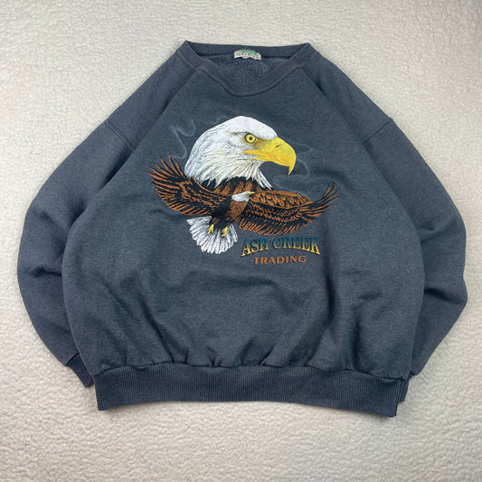 Vintage Eagles Spirit Animal Pullover Sweatshirt