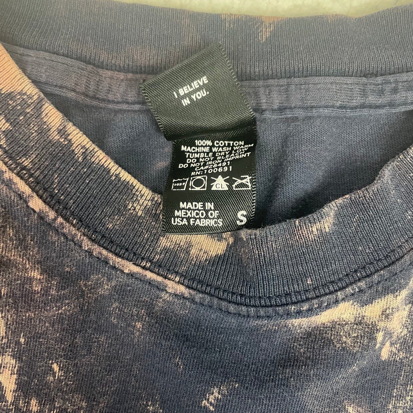 Vintage Hurley Y2K Distress Navy Blue Shirt