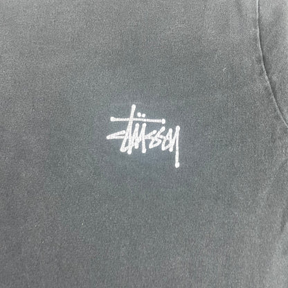 Stussy Black Logo Graphic Shirt S Skate Street Grunge