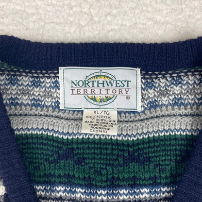 Vintage Fair Isle Northwest Sweater Vest