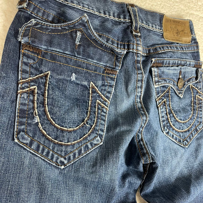 Vintage True Religion Medium Wash Blue Bootcut Jeans