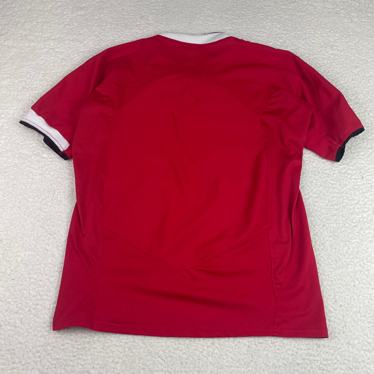 Y2K Nike Red Manchester United Vodafone Soccer Jersey M 04 06
